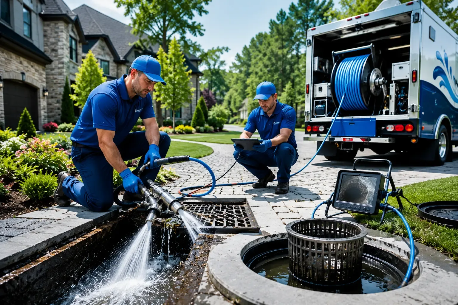 Local outdoor drain cleaning professionals in New Hartford, CT